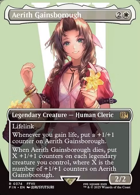Aerith Gainsborough Magic card
