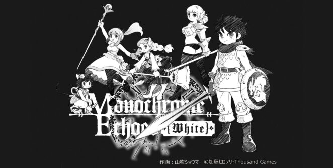 Monochrome Echoes: White, RPG de invocação em mundo monocromático, chega ao Switch no verão