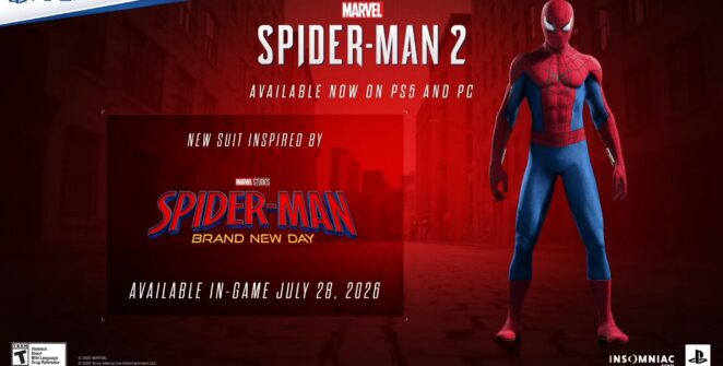 Atualização gratuita de Marvel’s Spider-Man 2 traz traje inspirado no filme Spider-Man: Brand New Day em 28 de julho
