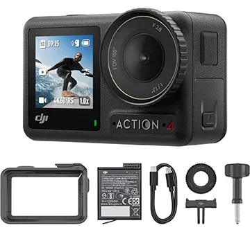 DJI Osmo Action 4 4K/120fps Video Camera Essential Combo