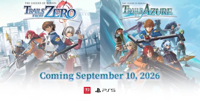 The Legend of Heroes: Trails from Zero e Trails to Azure chegam ao PS5 e Switch 2 em 10 de setembro