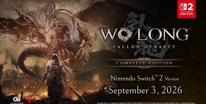 Wo Long: Fallen Dynasty Complete Edition chega ao Switch 2 em setembro