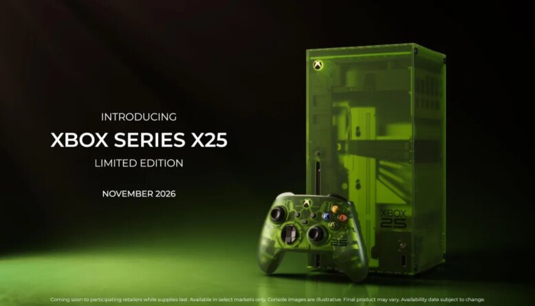 Xbox Series X de 25 anos ganha preço oficial e pré-venda em agosto