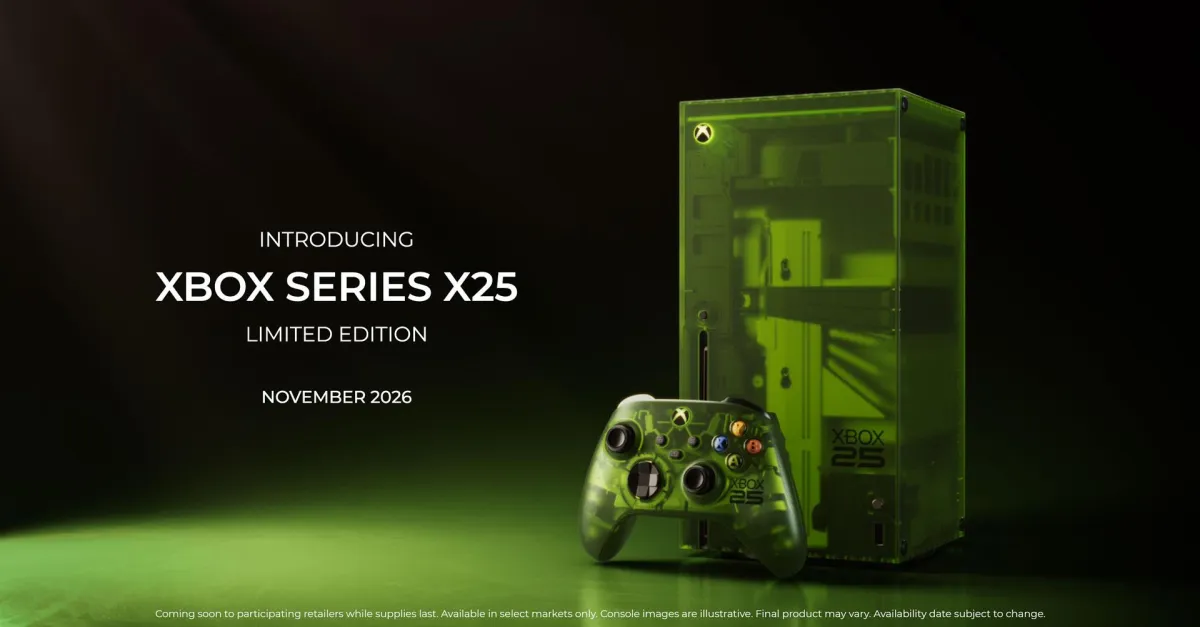 Xbox Series X de 25 anos ganha preço oficial e pré-venda em agosto