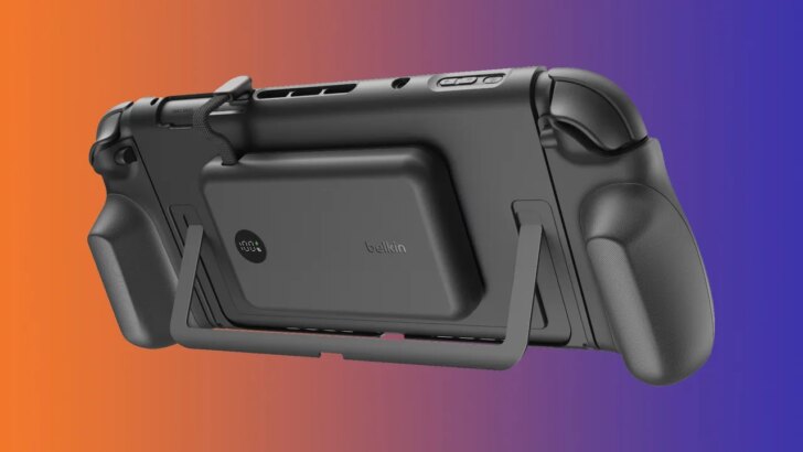 Belkin lança grip com bateria de 10.000 mAh para Nintendo Switch 2 e nova bolsa de transporte