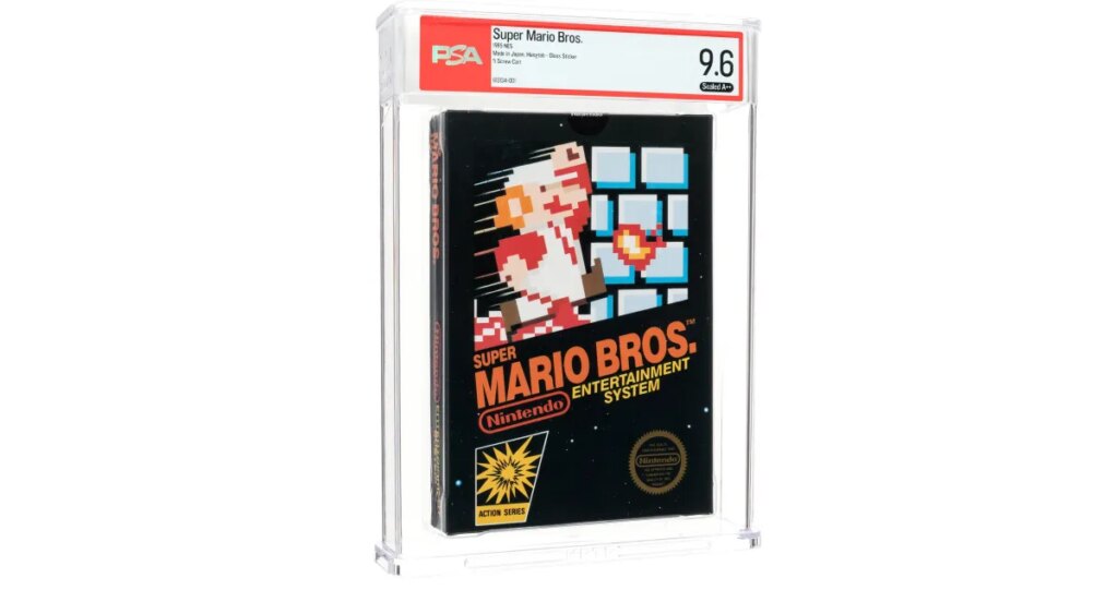 Cópia lacrada de Super Mario Bros. é vendida por US$ 3 milhões, recorde absoluto em leilão