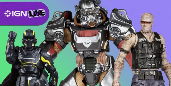 Todd McFarlane mostra novas figuras de Fallout e Helldivers 2 na IGN Live