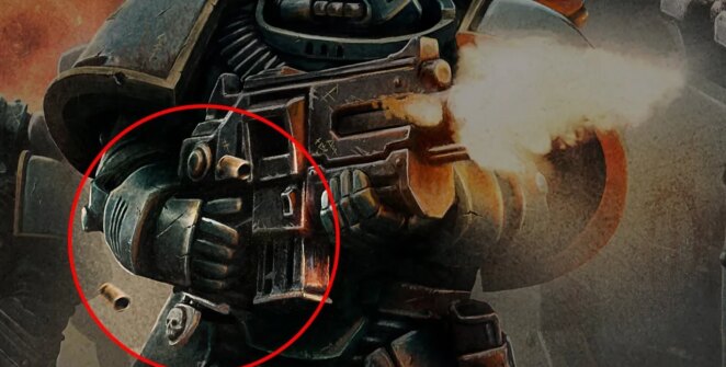 Marine Espacial com dedo extra em arte oficial de Warhammer: Games Workshop nega uso de IA e explica erro