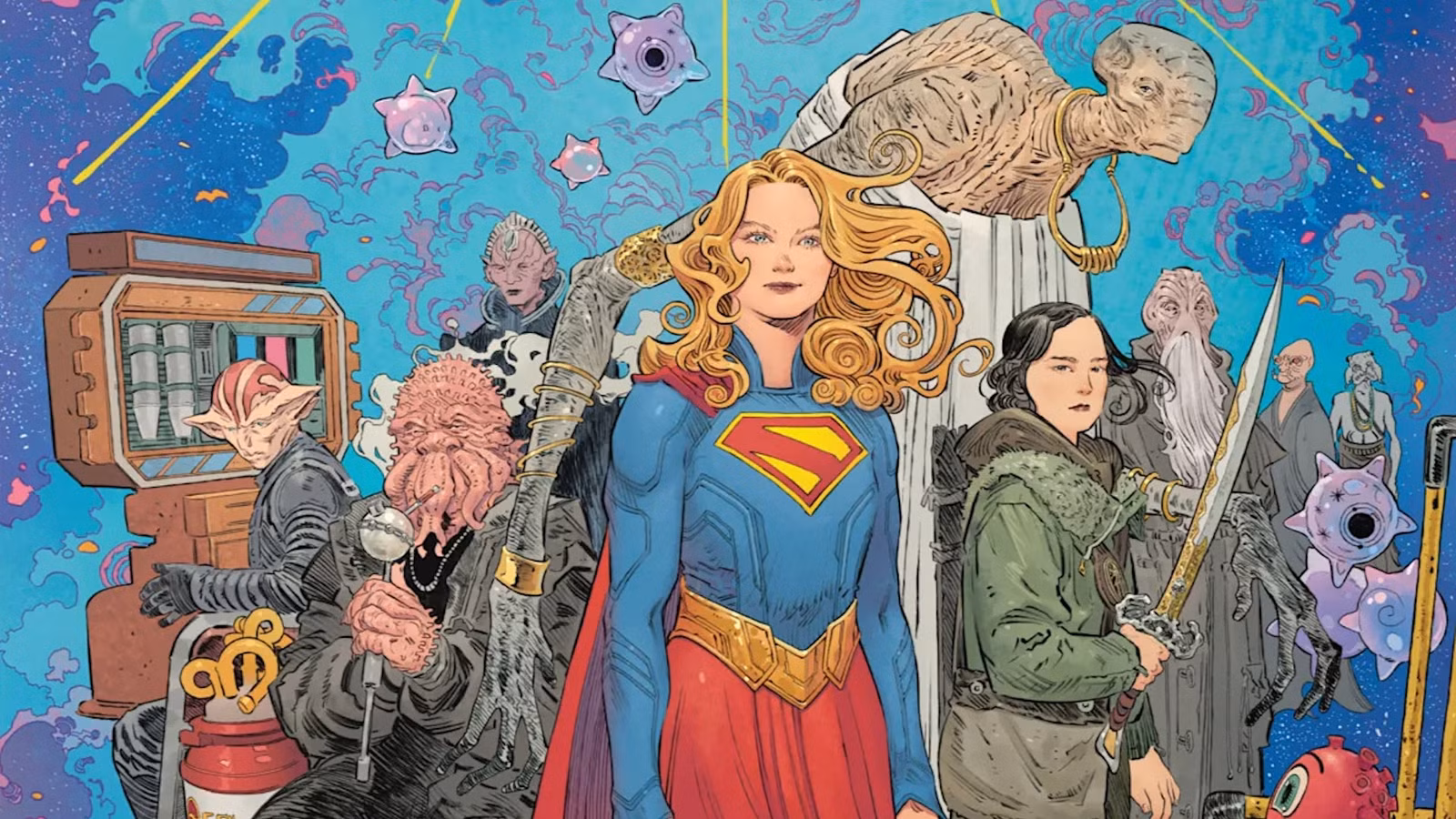 DC confunde personagem de Star Wars com alienígena de Supergirl em arte oficial