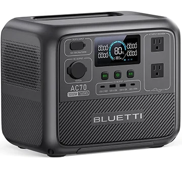 Bluetti AC70 768Wh 1,000W LiFePO4 Power Station