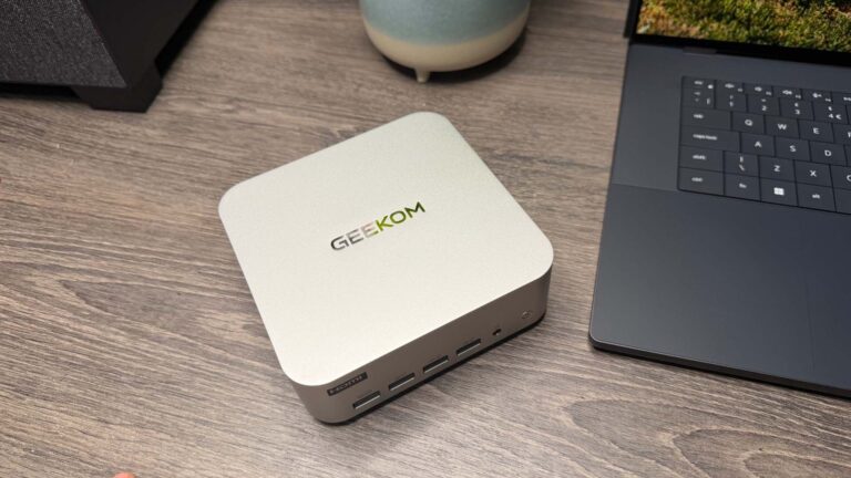Geekom A9 Max AI: design impecável, mas memória de canal único compromete desempenho em jogos