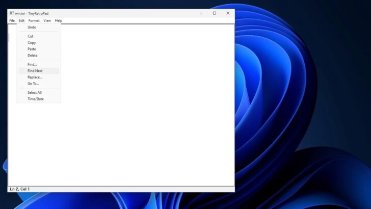 Ex-funcionário da Microsoft recria o Bloco de Notas original em apenas 2.686 bytes: sem inchaço, sem telemetria, sem frescura