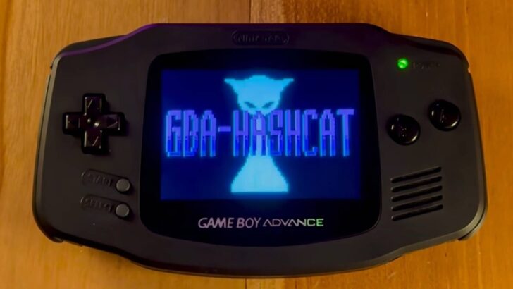 Engenheiro cria Game Boy Advance capaz de quebrar senhas, mas é 30 milhões de vezes mais lento que um PC moderno