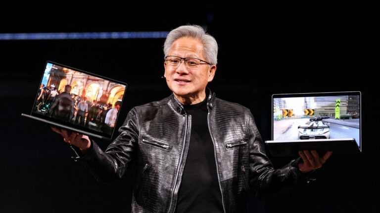 Jaqueta de couro de Jensen Huang, CEO da Nvidia, é leiloada por US$ 960 mil; renda vai para jovens