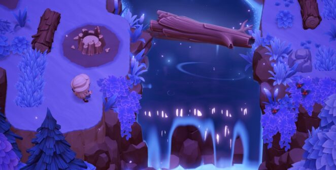 Missão em Moonlight Peaks: aprenda a levantar a árvore caída e desbloquear a cachoeira