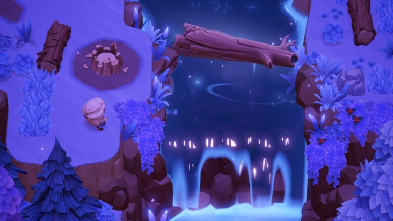 Missão em Moonlight Peaks: aprenda a levantar a árvore caída e desbloquear a cachoeira