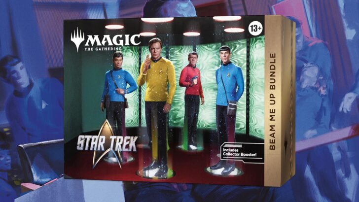 Pacote Beam Me Up de Magic: The Gathering é a forma mais fácil de garantir um Collector Booster de Star Trek