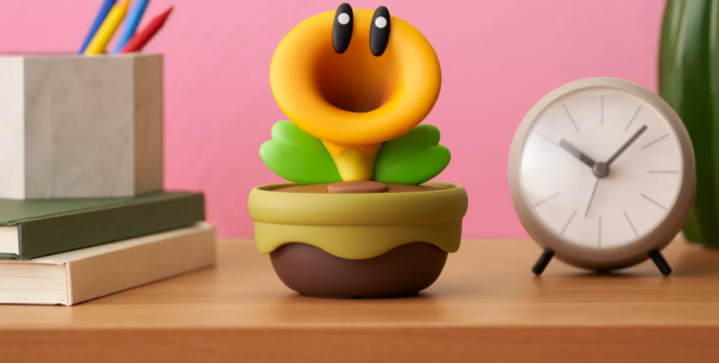 Nintendo reduz preço da Talking Flower, brinquedo falante inspirado em Super Mario Bros. Wonder
