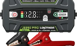 LOKITHOR J2250 PRO 2,250A LiFePO4 Cordless Car Jump Starter