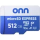Onn 512GB Micro SDXC Express Card