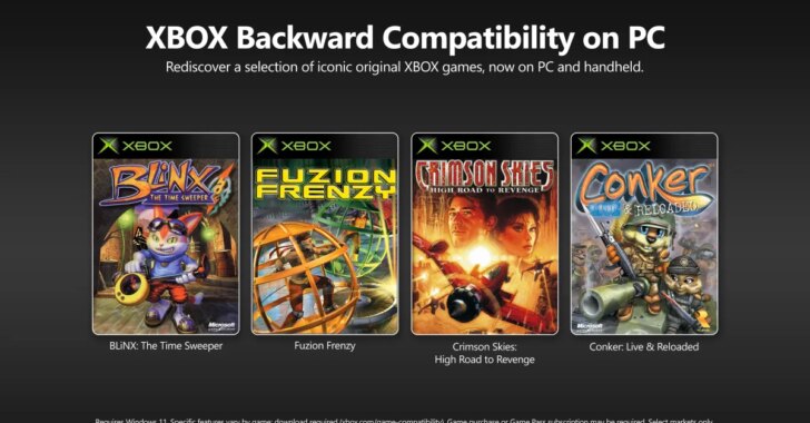 Microsoft traz jogos clássicos do Xbox original para o PC com suporte a 4K e conquistas