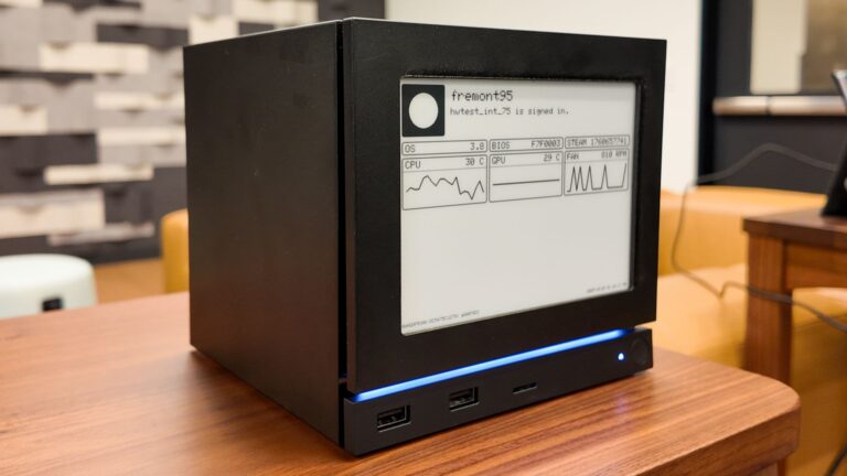 E-Ink faceplates para o Steam Machine estão chegando, mas não pela Valve