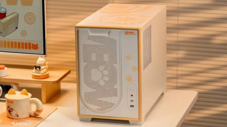 Gabinete da Colorfire com botão liga/desliga em formato de patinha de gato é a nova sensação dos PCs temáticos