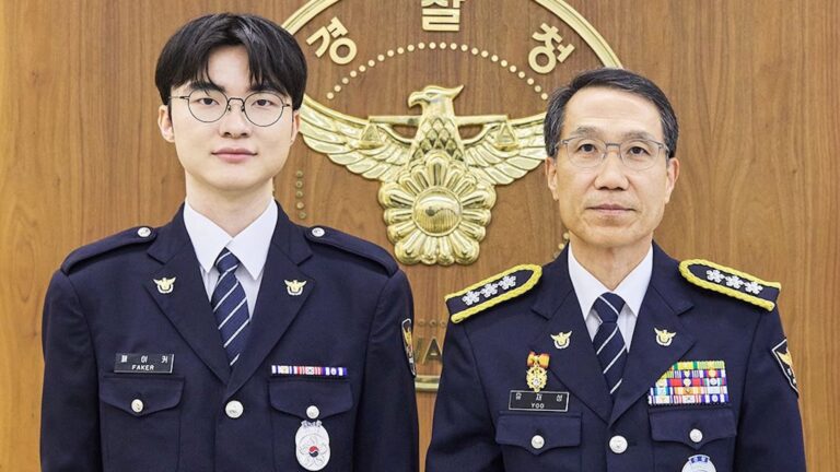 Faker vira policial honorário na Coreia do Sul para combater ciberapostas entre jovens