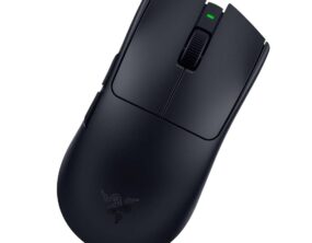A Razer Viper V4 Pro gaming mouse.
