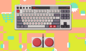 Teclado mecânico retrô da 8BitDo com botões extras está com 30% de desconto na Amazon