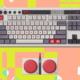 Teclado mecânico retrô da 8BitDo com botões extras está com 30% de desconto na Amazon