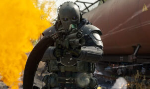 Call of Duty: Modern Warfare 4 multiplayer character skin with a black mask and body armor
