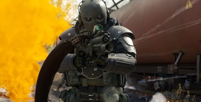 Call of Duty: Modern Warfare 4 multiplayer character skin with a black mask and body armor