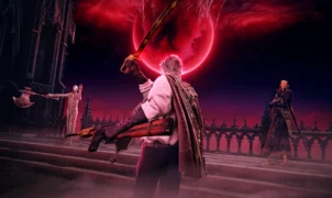 A screenshot from the video game The Duskbloods.