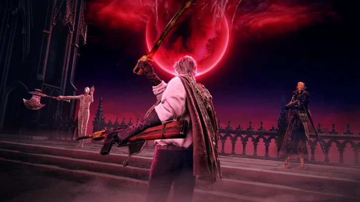 A screenshot from the video game The Duskbloods.