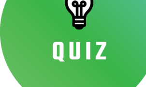 The PC Gamer Quiz logo in green