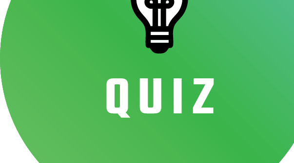 The PC Gamer Quiz logo in green