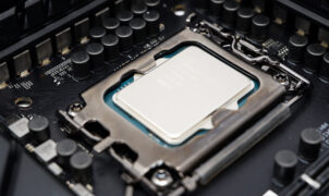 Intel Core i5 13400F CPU in a motherboard socket