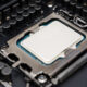 Intel Core i5 13400F CPU in a motherboard socket