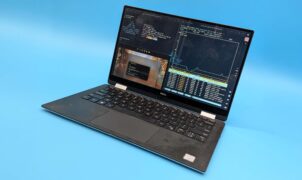 Origami Linux on a Dell XPS 13 laptop