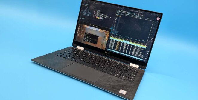 Origami Linux on a Dell XPS 13 laptop