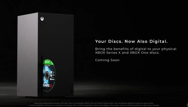 Xbox anuncia recurso que transforma seus jogos físicos em digitais