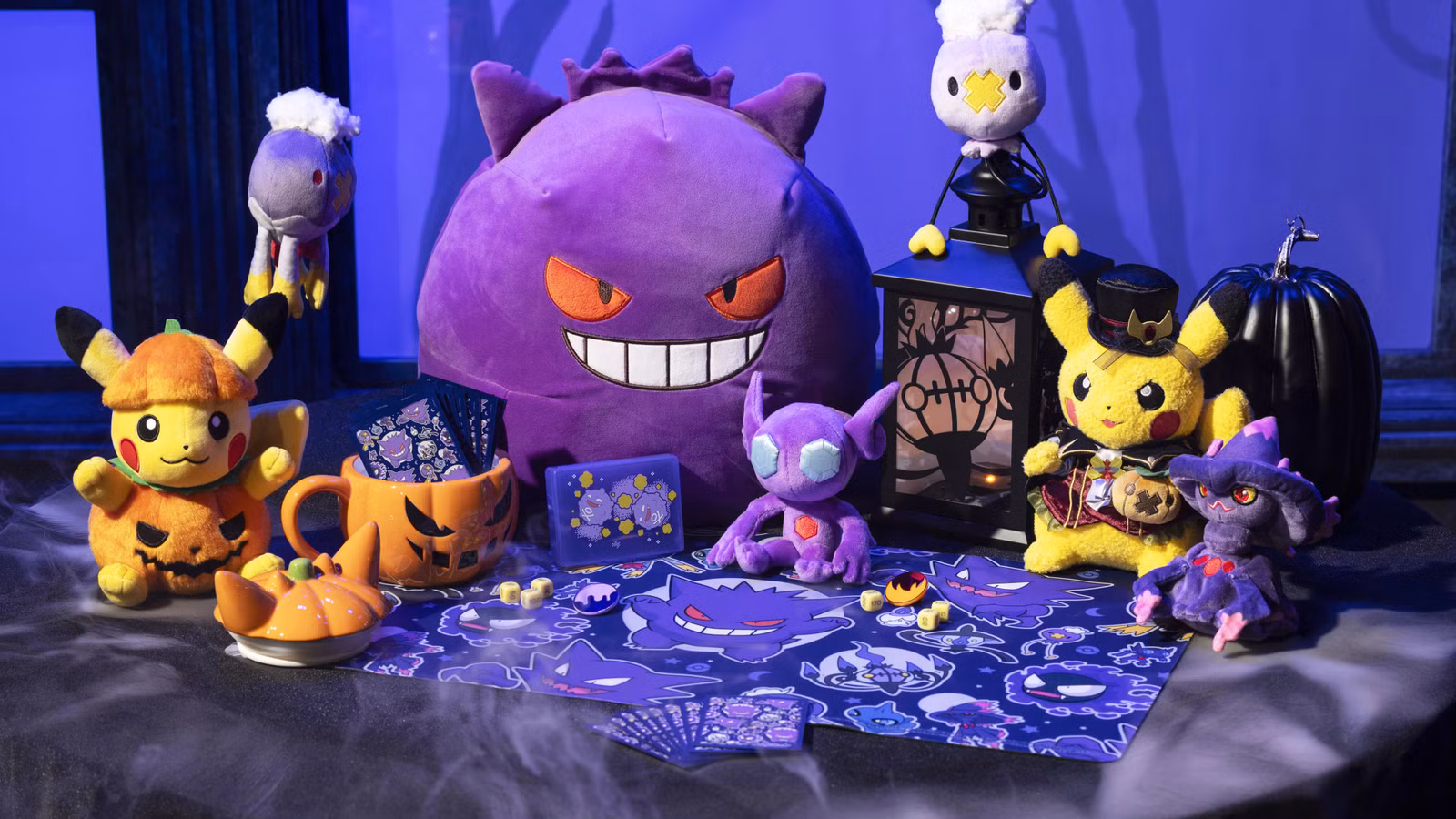 Pokémon Center lança coleção de Halloween 2026 com estátuas de jardim e itens assustadoramente fofos