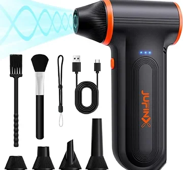 JUFINX 150,000RPM Cordless Electric Air Duster