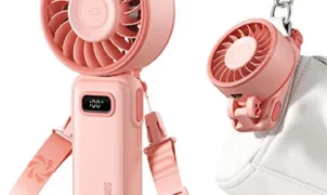 DiveBlues Portable Turbo Fan (Pink)