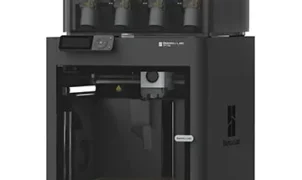 Bambu Lab P1S AMS Combo 3D Printer With Black and White PLA Filament Spools