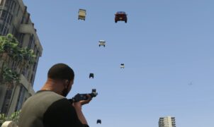 Mod de GTA 5 transforma armas em canhões de carros e gera caos total em Los Santos