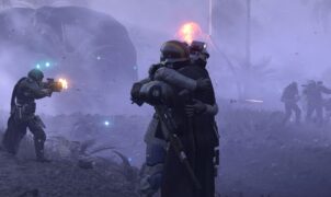 Helldivers 2 agora permite abraçar os soldados da SEAF, mas cuidado com os Crushers por perto