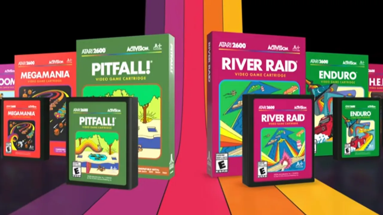 Atari e Activision se unem para relançar 39 clássicos do Atari 2600 em cartuchos físicos