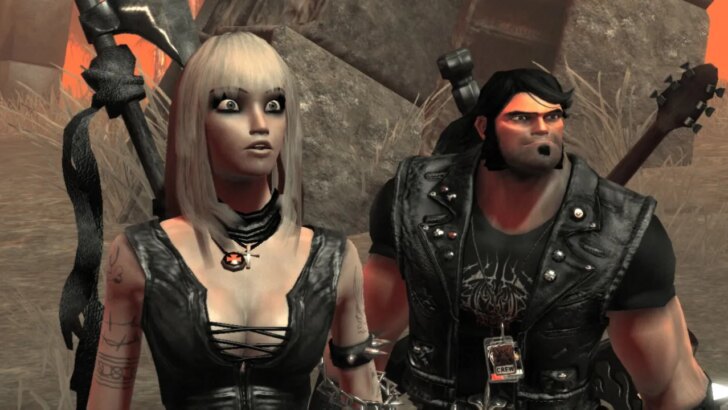 Brutal Legend fica gratuito por 666 minutos em homenagem a Tim Curry